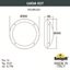 Фото Fumagalli Lucia Backlit 1R3.000.000.AYE27.PK1 Светильник-бра уличный 300 мм (корпус черный, плафон матовый/розовый)