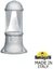 Фото Fumagalli Sauro 500 D15.553.000.LXD1L Светильник наземный на низкой ножке 500 мм (корпус серый, плафон прозрачный)
