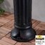 Фото Fumagalli Sauro 500 D15.553.000.AXE27H.FC1 Светильник наземный на низкой ножке 500 мм (корпус черный, плафон прозрачный)