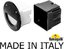 Фото Fumagalli Leti 100 Round-El 2C3.000.000.AYG1L Подсветка ступеней (корпус черный, плафон матовый)