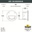 Фото Fumagalli Leti 100 Round-El 2C3.000.000.AYG1L Подсветка ступеней (корпус черный, плафон матовый)