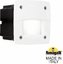 Фото Fumagalli Leti 100 Square-El 3C3.000.000.WYG1L Подсветка ступеней 115 мм (корпус белый, плафон матовый)