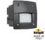 Фото Fumagalli Leti 100 Square-El 3C3.000.000.AYG1L Подсветка ступеней 115 мм (корпус черный, плафон матовый)