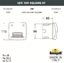 Фото Fumagalli Leti 100 Square-St 3C4.000.000.AYG1L Подсветка ступеней 115 мм (корпус черный, плафон матовый)