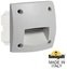 Фото Fumagalli Leti 100 Square-St 3C4.000.000.LYG1L Подсветка ступеней 115 мм (корпус серый, плафон матовый)