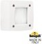 Фото Fumagalli Extraleti 100 Square 3S1.000.000.WYG1L Подсветка ступеней 120 мм (корпус белый, плафон матовый)