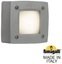 Фото Fumagalli Extraleti 100 Square 3S1.000.000.LYG1L Подсветка ступеней 120 мм (корпус серый, плафон матовый)