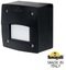 Фото Fumagalli Extraleti 100 Square-El 3S3.000.000.AYG1L Подсветка ступеней 120 мм (корпус черный, плафон матовый)