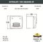 Фото Fumagalli Extraleti 100 Square-St 3S4.000.000.AYG1L Подсветка ступеней 120 мм (корпус черный, плафон матовый)