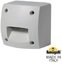 Фото Fumagalli Extraleti 100 Square-St 3S4.000.000.LYG1L Подсветка ступеней 120 мм (корпус серый, плафон матовый)