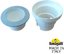 Фото Fumagalli Ceci 120 2F1.000.000.LXG1L Тротуарный светильник (корпус серый, плафон матовый)
