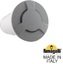 Фото Fumagalli Ceci 90-3L 1F3.000.000.LXU1L Тротуарный светильник (корпус серый, плафон матовый)