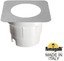 Фото Fumagalli Ceci 120-Sq 2F4.000.000.LXG1L Тротуарный светильник (корпус серый, плафон матовый)