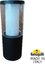 Фото Fumagalli Carlo 250 DR1.573.000.AXU1L Светильник ландшафтный 250 мм (корпус черный, плафон молочный/прозрачный)