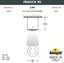 Фото Fumagalli Franca 90 3A7.000.000.LXU1L Светильник потолочный накладной 115 мм (корпус серый, плафон матовый)