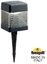 Фото Fumagalli Ester Wall DS1.561.000.AXD1L Столбик освещения садовый 165 мм (165+175 колышек, корпус черный, плафон прозрачный)