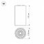 Фото Arlight 027520 Светильник светодиодный SP-POLO-SURFACE-R85-15W White5000 (вставка золото)