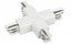 Фото Arlight 026142 Коннектор крестовой LGD-4TR-CON-X-WH