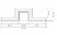 Фото Arlight ARL-LINE-35-250 022254 Профиль декоративный 250x48x155 мм (ГКЛ 12.5мм)