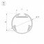 Фото Arlight ROUND-D18-2000 ANOD 025482 Профиль 2000x15.2x10.5 мм