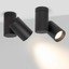 Фото Arlight 027566 Светильник светодиодный SP-POLO-SURFACE-TURN-R85-15W Warm3000 (черный, вставка черная)