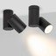 Фото Arlight 027567 Светильник светодиодный SP-POLO-SURFACE-TURN-R85-15W Warm3000 (черный, вставка белая)