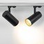Фото Arlight 027454 Светильник светодиодный SP-POLO-TRACK-LEG-R85-15W Warm3000 (черный, вставка золото)
