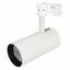 Фото Arlight 027455 Светильник светодиодный SP-POLO-TRACK-LEG-R85-15W Warm3000 (белый, вставка черная)