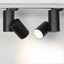 Фото Arlight 027435 Светильник светодиодный SP-POLO-TRACK-TURN-R85-15W Warm3000 (черный, вставка белая)