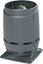 Фото Vilpe Flow 125S 250X250 350017 Вентиляционный выход (серый)