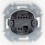 Фото Legrand Inspiria 673672 переключатель одноклавишный пылевлагозащитный для скрытого монтажа, цвет "Алюминий", номинальный ток 10 А, напряжение ~250В, степень пылевлагозащиты IP44