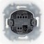Фото Legrand Inspiria 673673 переключатель одноклавишный пылевлагозащитный для скрытого монтажа, цвет "Антрацит", номинальный ток 10 А, напряжение ~250В, степень пылевлагозащиты IP44