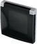 Фото Legrand Inspiria 673922 рамка с защитной крышкой IP44 IK07 для скрытого монтажа 1 механизма Legrand Inspiria, степень пылевлагозащиты IP44, степень ударопрочности IK07, цвет "Алюминий"