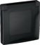 Фото Legrand Inspiria 673923 рамка с защитной крышкой IP44 IK07 для скрытого монтажа 1 механизма Legrand Inspiria, степень пылевлагозащиты IP44, степень ударопрочности IK07, цвет "Антрацит"
