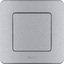 Фото Legrand Inspiria 673932 рамка декоративная универсальная, 1 пост, для горизонтальной или вертикальной установки, цвет "Алюминий"
