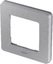 Фото Legrand Inspiria 673932 рамка декоративная универсальная, 1 пост, для горизонтальной или вертикальной установки, цвет "Алюминий"