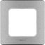Фото Legrand Inspiria 673932 рамка декоративная универсальная, 1 пост, для горизонтальной или вертикальной установки, цвет "Алюминий"