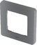 Фото Legrand Inspiria 673937 рамка декоративная универсальная, 1 пост, для горизонтальной или вертикальной установки, цвет "Дымчатый"