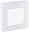 Фото Legrand Inspiria 673936 рамка декоративная универсальная, 1 пост, для горизонтальной или вертикальной установки, цвет "Жемчуг"