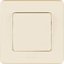 Фото Legrand Inspiria 673931 рамка декоративная универсальная, 1 пост, для горизонтальной или вертикальной установки, цвет "Слоновая кость"