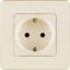 Фото Legrand Inspiria 673931 рамка декоративная универсальная, 1 пост, для горизонтальной или вертикальной установки, цвет "Слоновая кость"