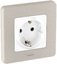 Фото Legrand Inspiria 673938 рамка декоративная универсальная, 1 пост, для горизонтальной или вертикальной установки, цвет "Шампань"