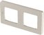 Фото Legrand Inspiria 673948 рамка декоративная универсальная, 2 поста, для горизонтальной или вертикальной установки, цвет "Шампань"
