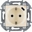 Фото Legrand Inspiria 673771 комбинированная розетка 2К+З с зарядным устройством USB тип С для скрытого монтажа, цвет "Слоновая кость". Максимальный ток розетки 16АХ, напряжение розетки ~250В, напряжение зарядного устройства =5В, максимальный зарядный ток 1500 мА.