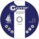 Cutop Profi 39980т Диск отрезной профессиональный по металлу 125х1.2х22.2 мм Т41