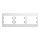 Schneider Electric Glossa GSL000103 Рамка 3-постовая горизонтальная (горизонтальная, белая)