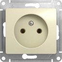 Schneider Electric Glossa GSL000241 Розетка без заземляющего контакта (16 А, под рамку, скрытая установка, бежевая)