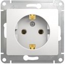 Schneider Electric Glossa GSL000143 Розетка с заземляющим контактом (16 А, под рамку, скрытая установка, белая)