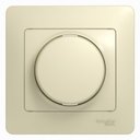 Schneider Electric Glossa GSL000234 Светорегулятор поворотный (300 Вт, R, в сборе, скрытая установка, бежевый)