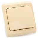 Schneider Electric Этюд BC10-001K Выключатель одноклавишный (10 А, в сборе, скрытая установка, кремовый)